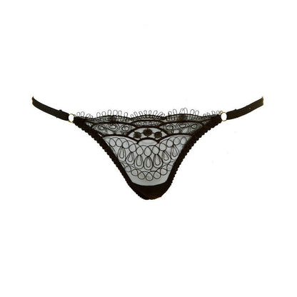 BY AB. AUSTRALIA Calliope Eyelash Lace Lingerie Set black Australian lingerie brands